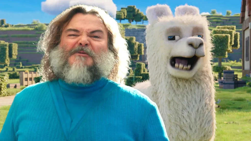 Steve Carell e una lama animata nel film di Minecraft