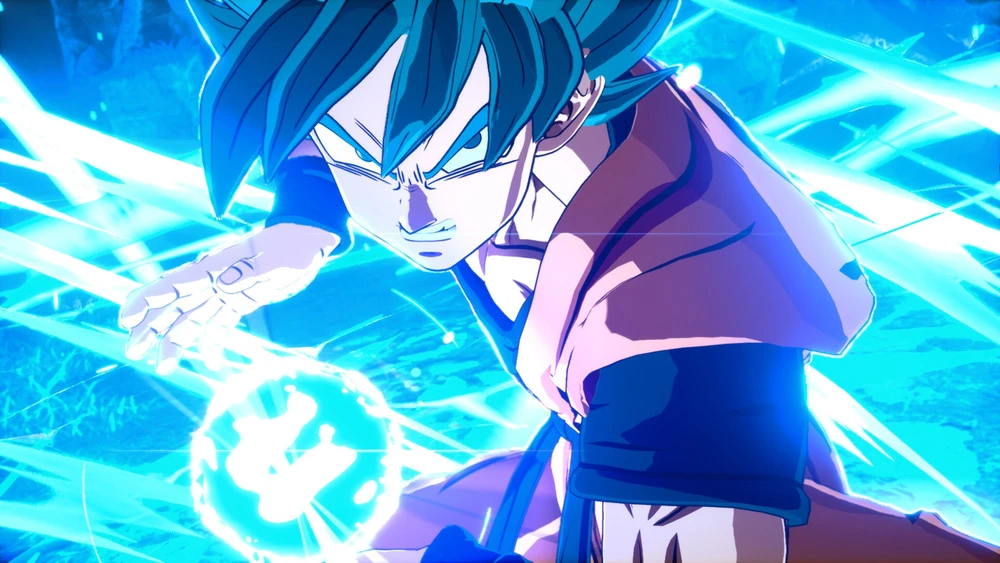 Goku Super Saiyan Blue Dragon Ball Sparking Zero Kamehameha