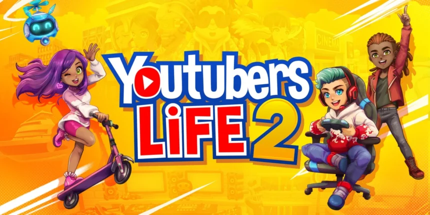 Personaggi colorati e stilizzati di Youtubers Life 2 in un mondo virtuale, pronti per una nuova avventura da streamer o content creator.