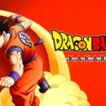 Copertina del videogioco Dragon Ball Z: Kakarot con Goku in azione, che vola sulla Nuvola Speedy su sfondo rosso.