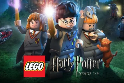 LEGO Harry Potter, Harry, Ron e Hermione con le bacchette