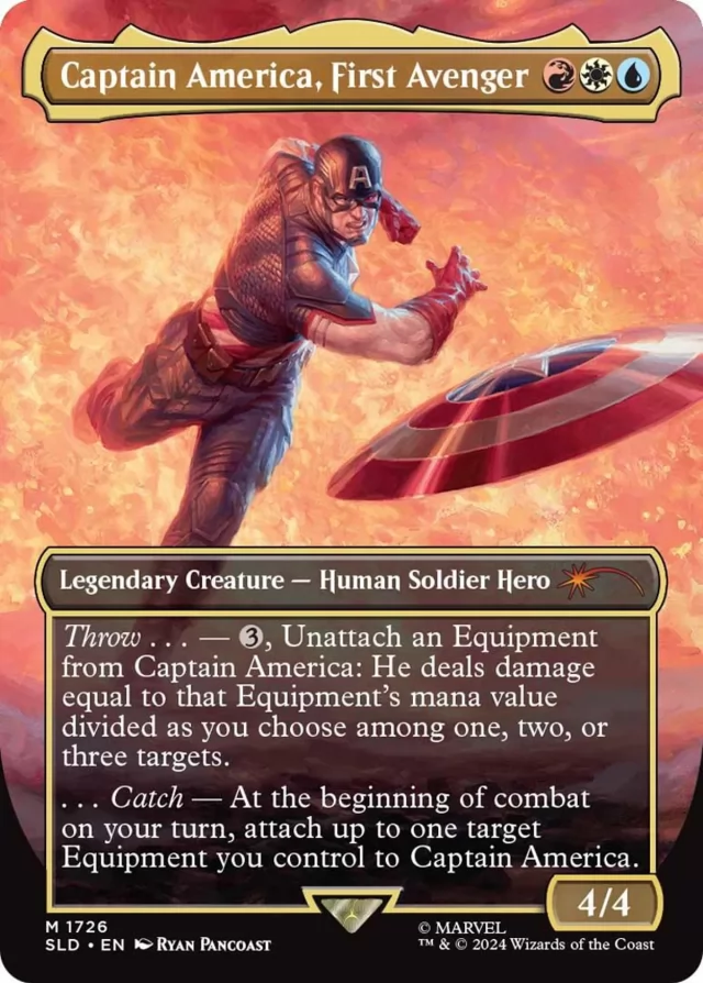 Carta di Captain America, First Avenger in Magic: The Gathering x Marvel