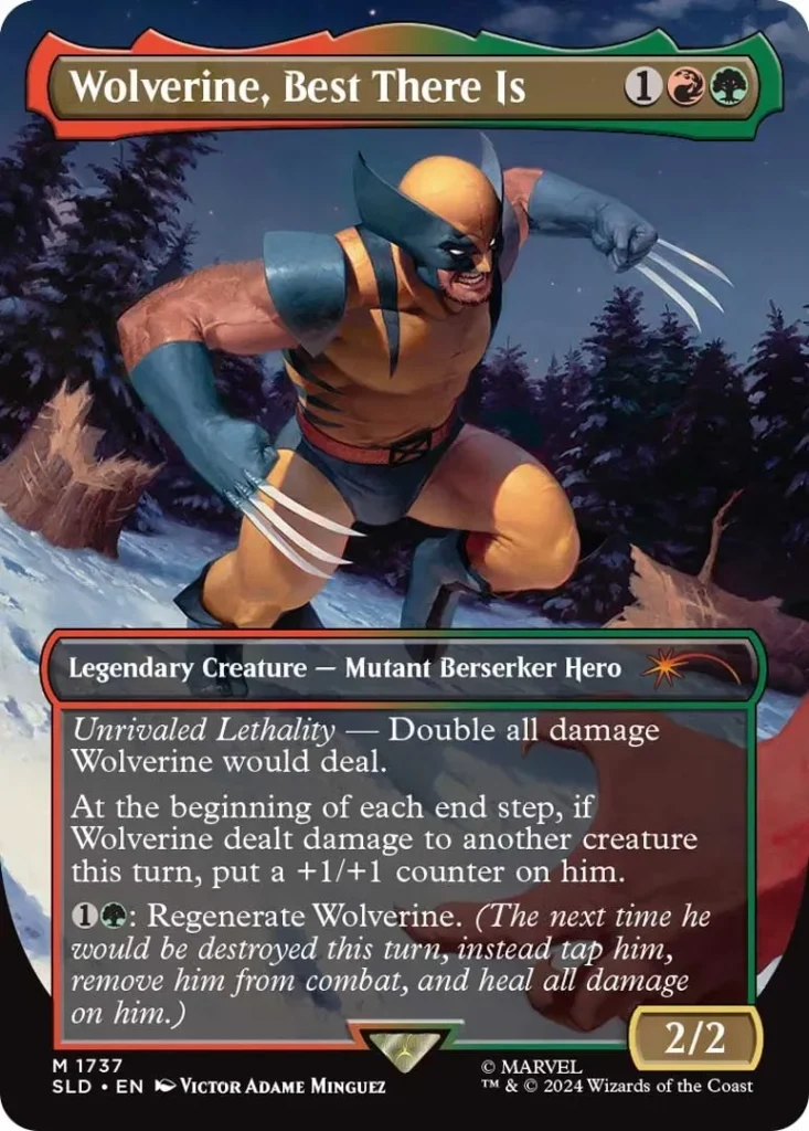 Wolverine Magic The Gathering card crossover Marvel