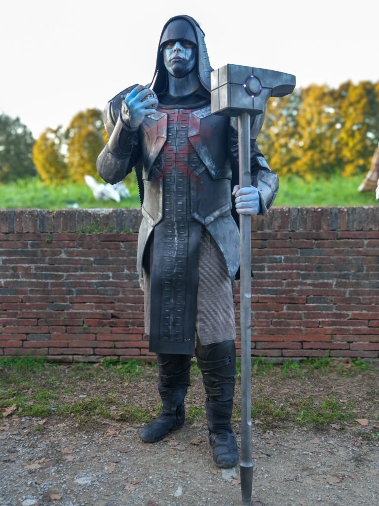 Cosplay di Ronan l'Accusatore, personaggio dei Guardiani della Galassia, alla Lucca Comics & Games 2024.