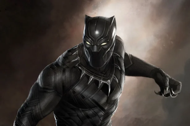 Black Panther in una posa dinamica, con il costume nero iconico e gli artigli in evidenza rumors Black Panter 3 Marvel MCU